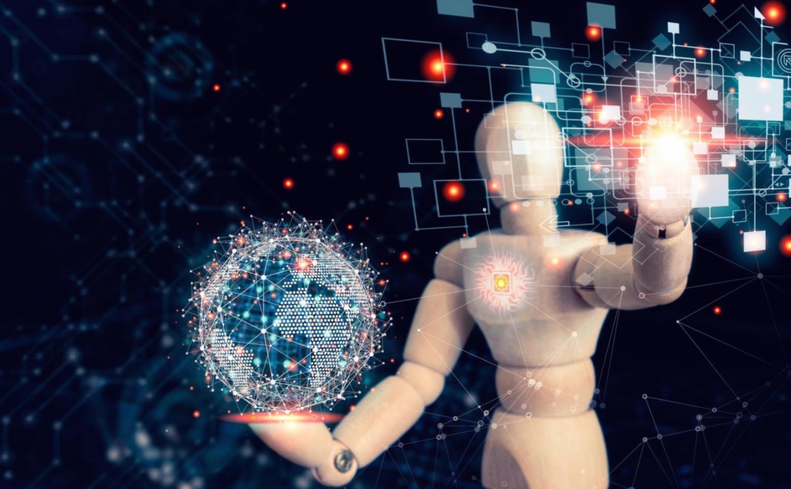 Journalisten arbeiten mit modernen KI-Tools an ihrer Recherche